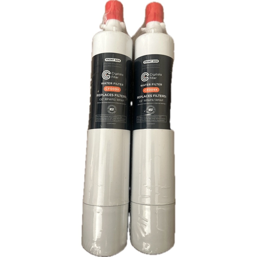 2 PACK Crystala CF009X Water Filter GE RPWFE & RPWF - Sealed